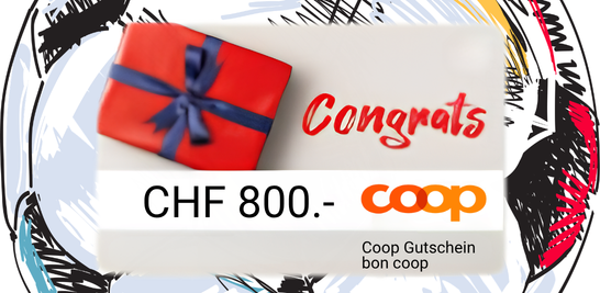 Image of 🥇Coop-Gutschein im Wert von 800 CHF